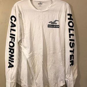 White Hollister Graphic T-Shirt